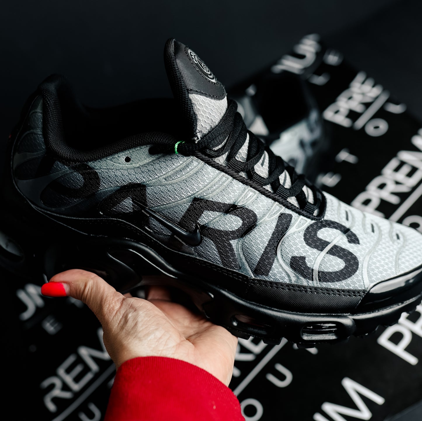 Nike Air Max Plus TN Paris Saint-Germain Black Particle Grey