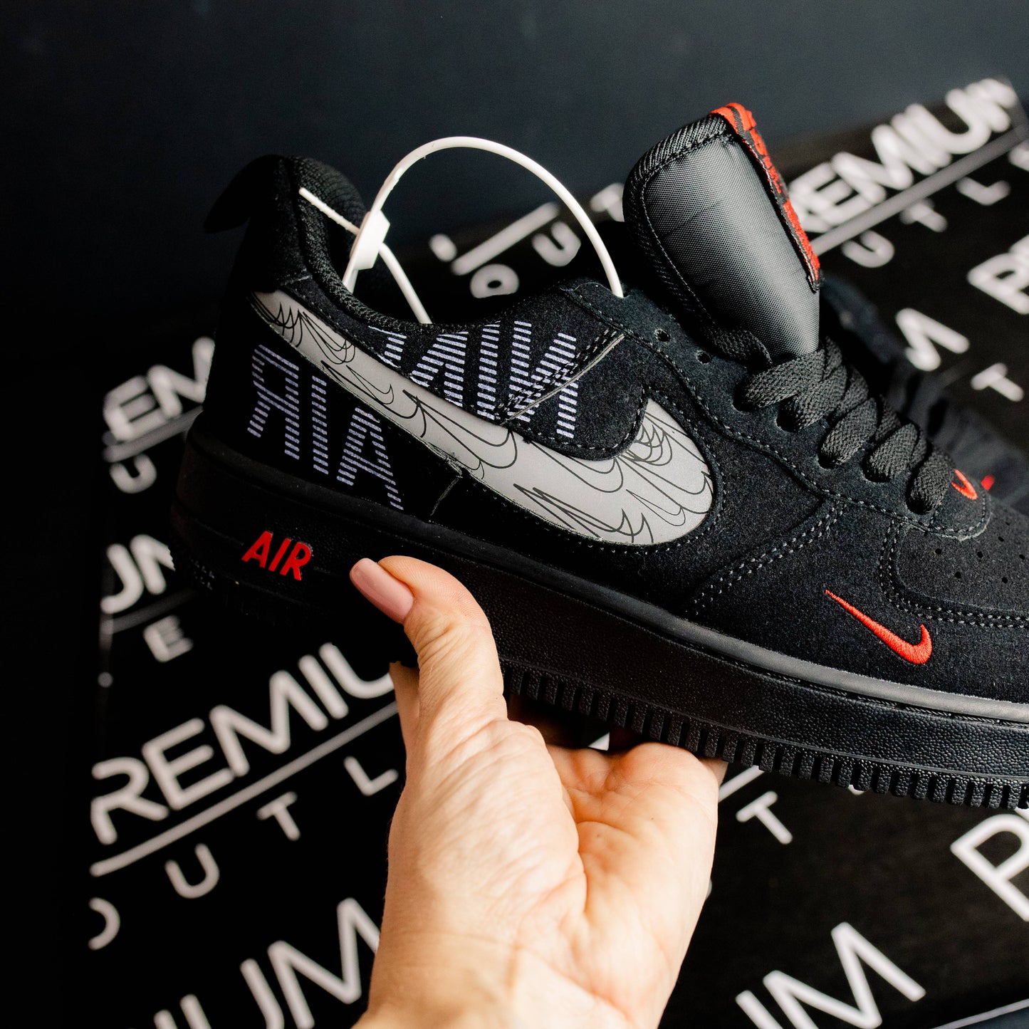 Nike Air Force 1 '07 LV8 Black Reflective