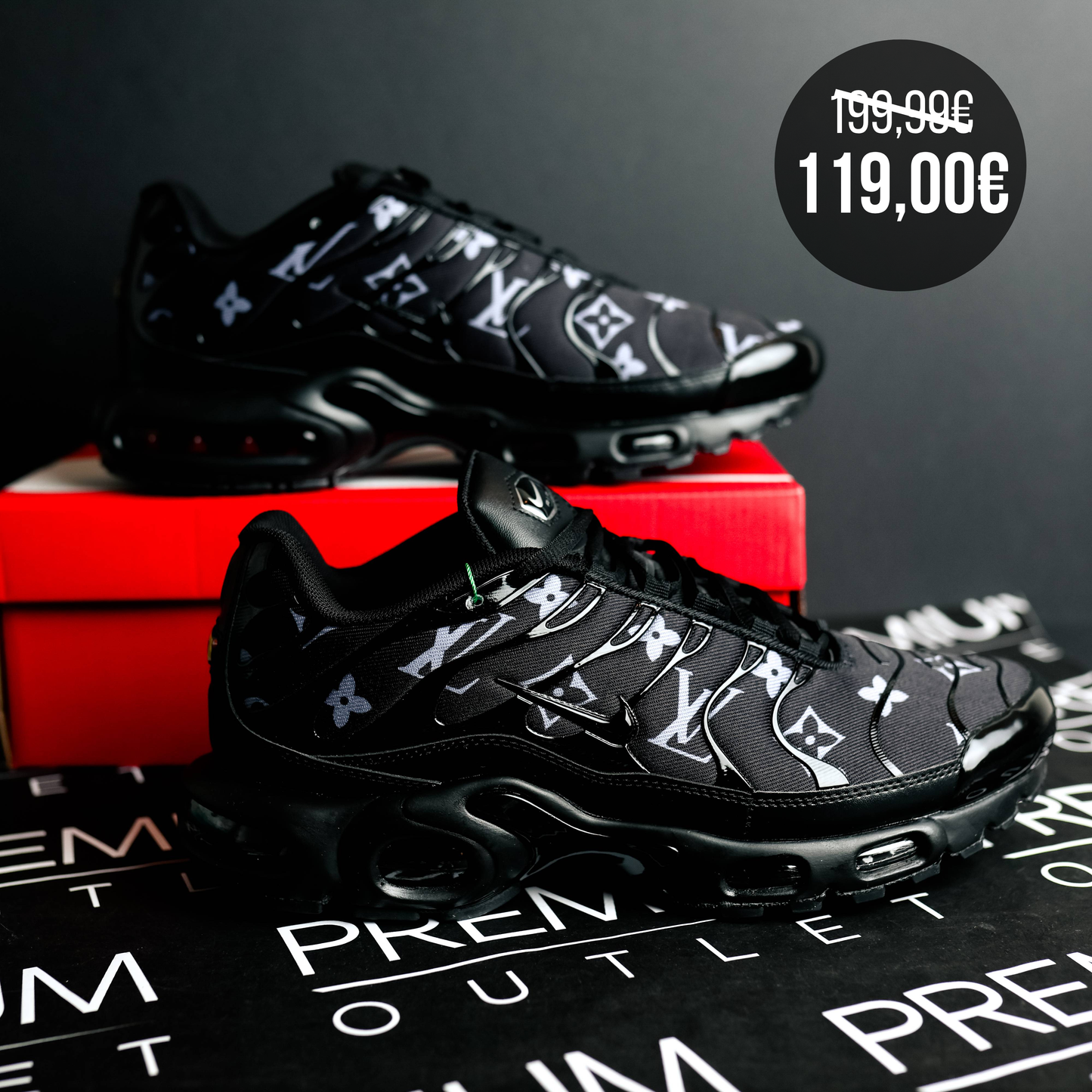 Louis Vuitton x Nike Air Max Tn Black