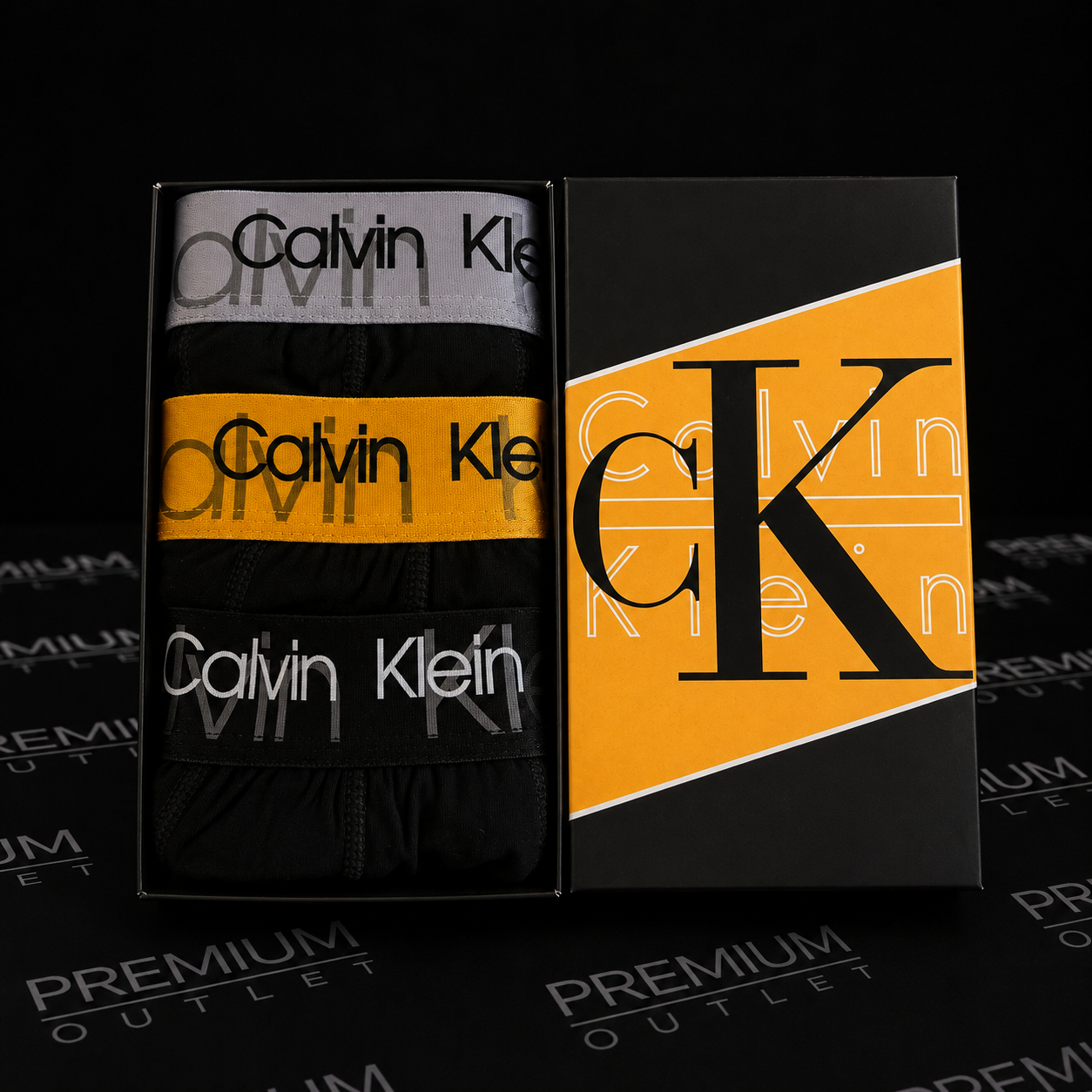 Calvin Klein Orange bokserice (3 kom)
