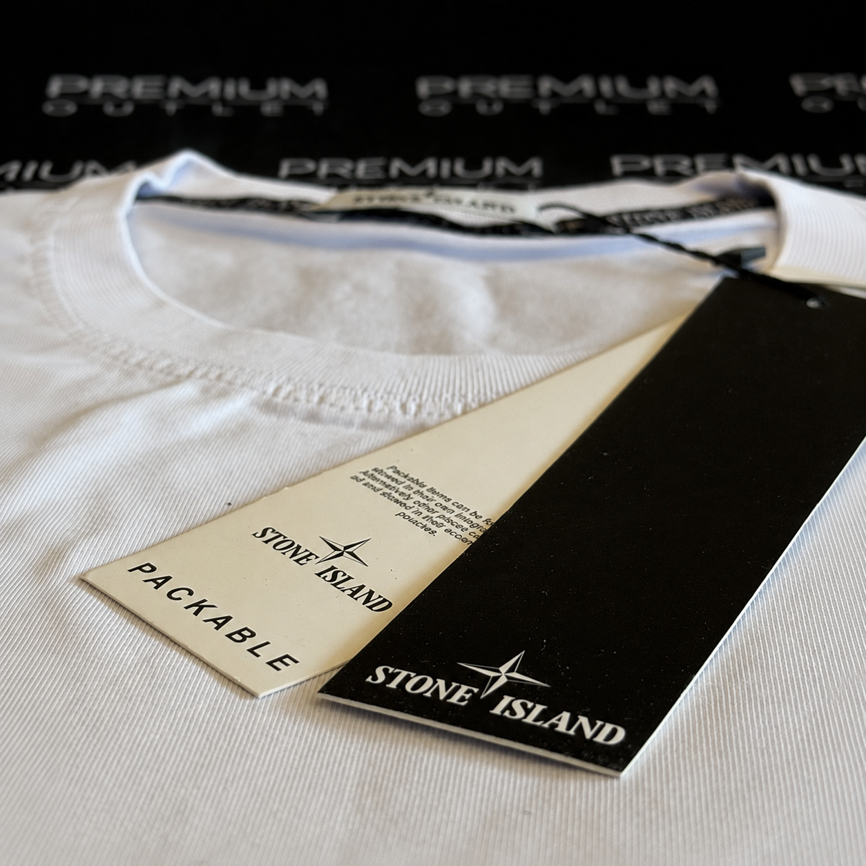 Stone Island bijela muška majica