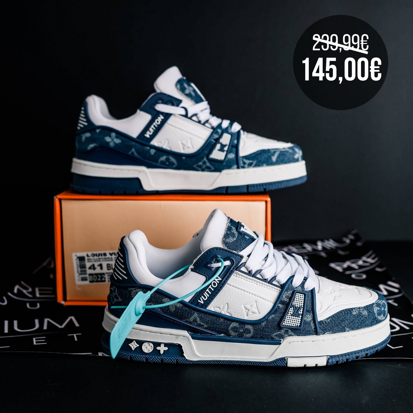 Louis Vuitton Trainer Sneaker Blue