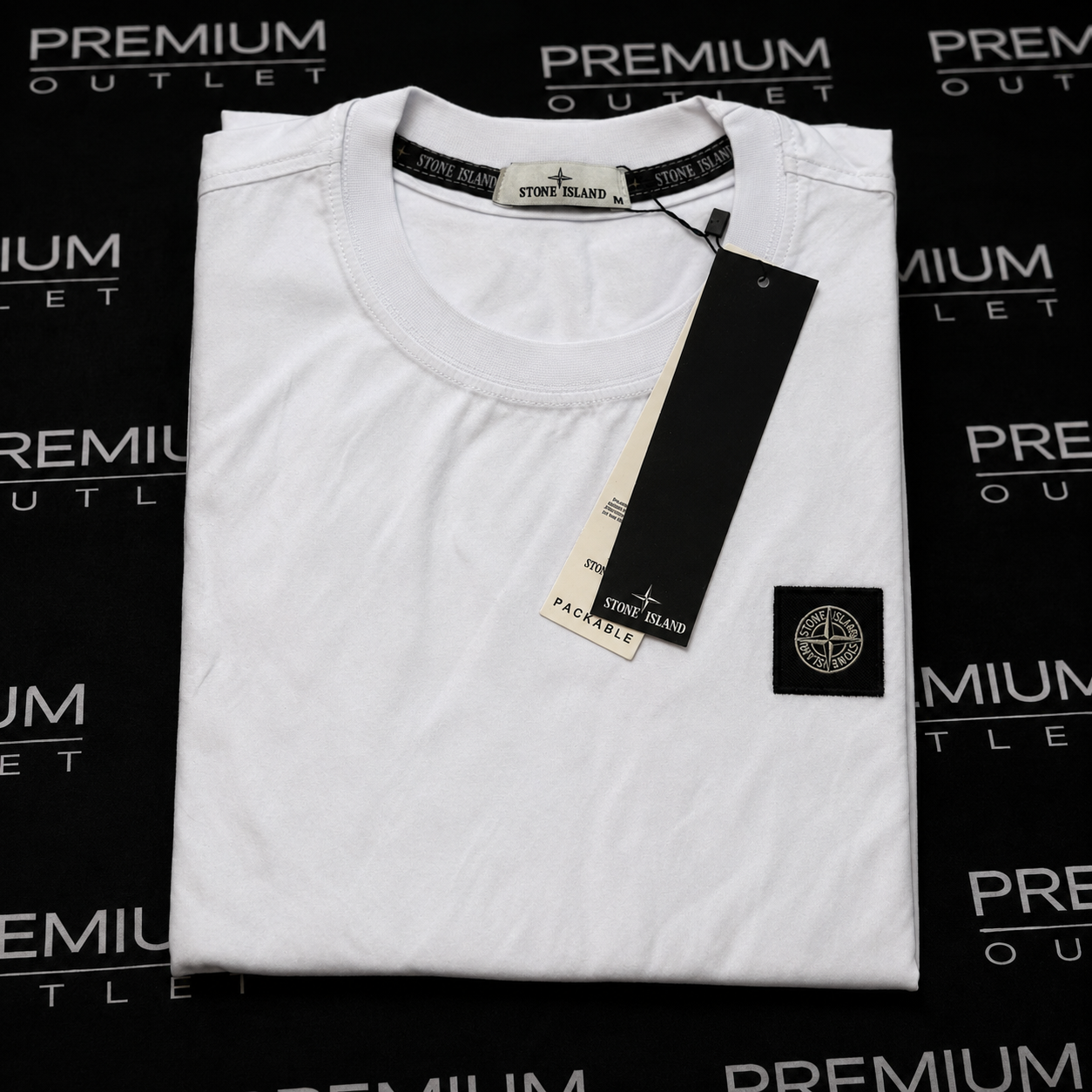 Stone Island bijela muška majica