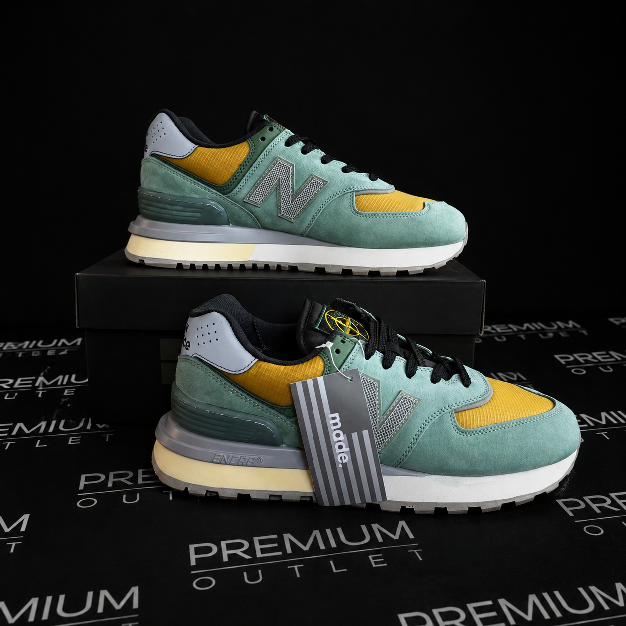New Balance x Stone Island 574 Legacy "Light Green"