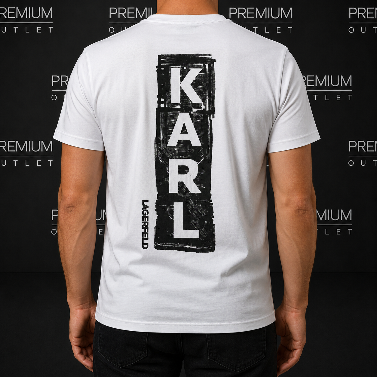 Karl Lagerfeld bijela muška majica