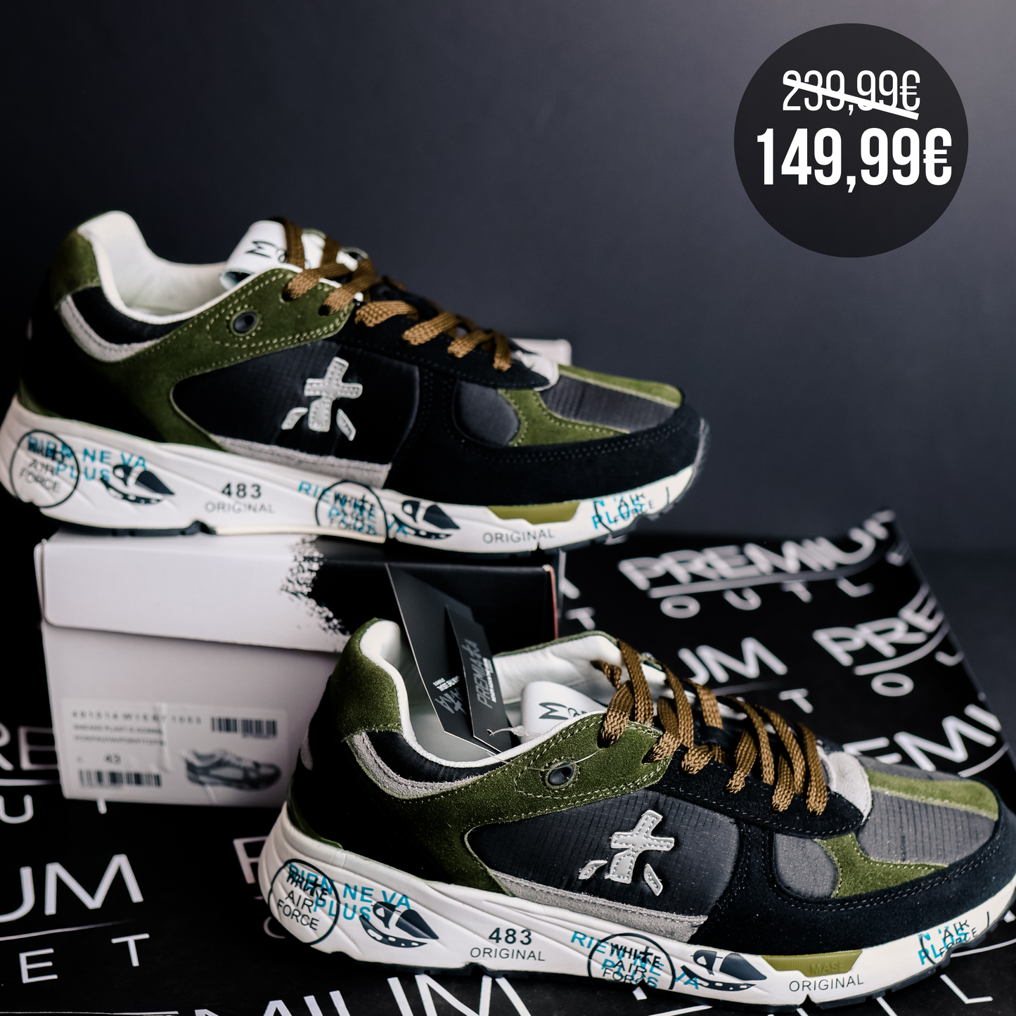 Premiata Mase 7868 Green