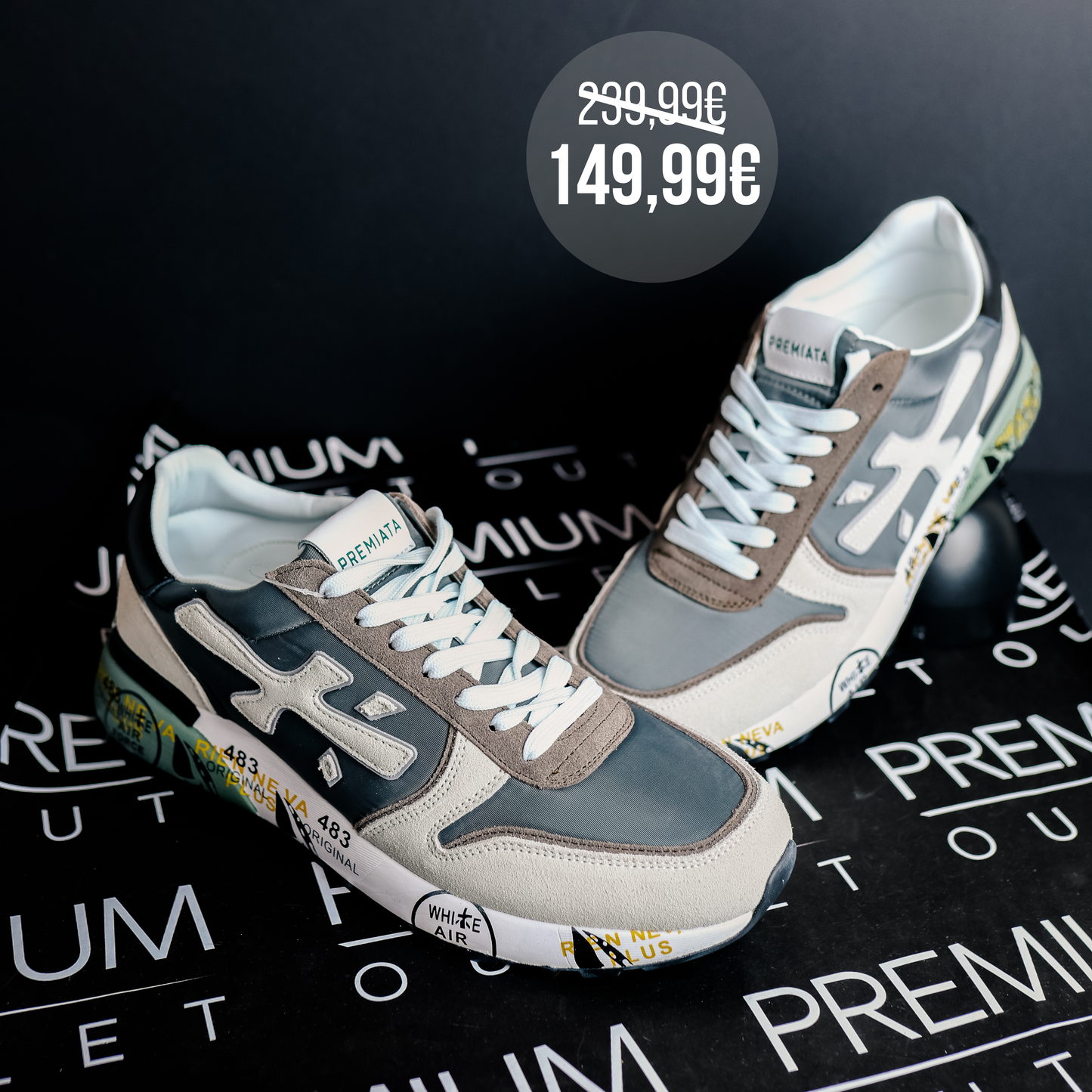 Premiata Mase 7868 Gray