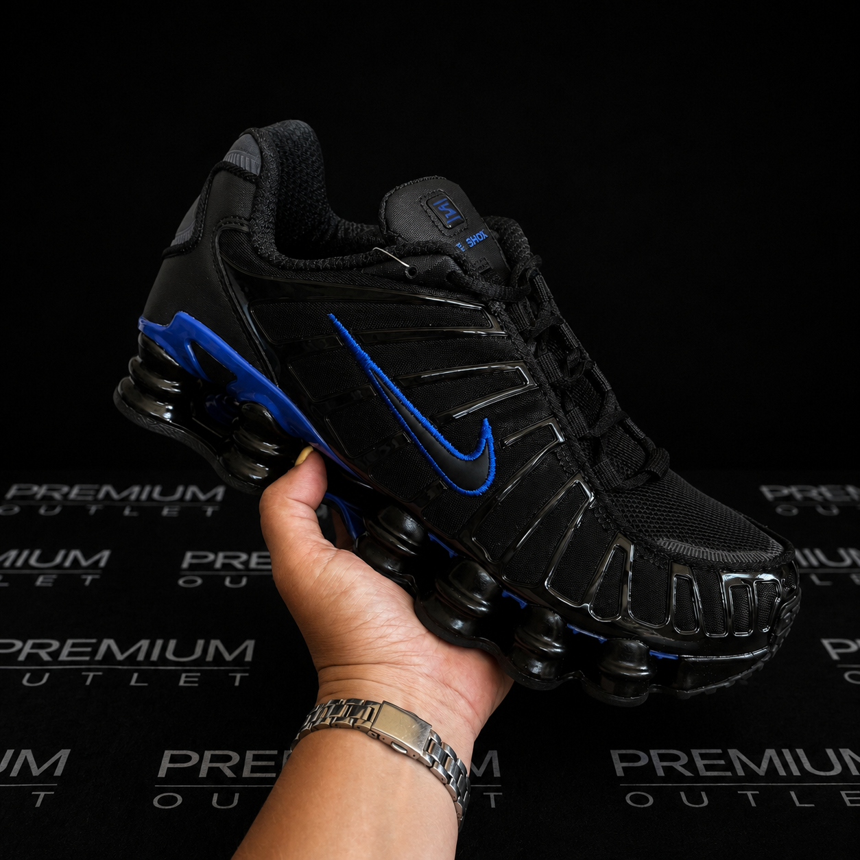 Nike Shox TL "Black Racer Blue"