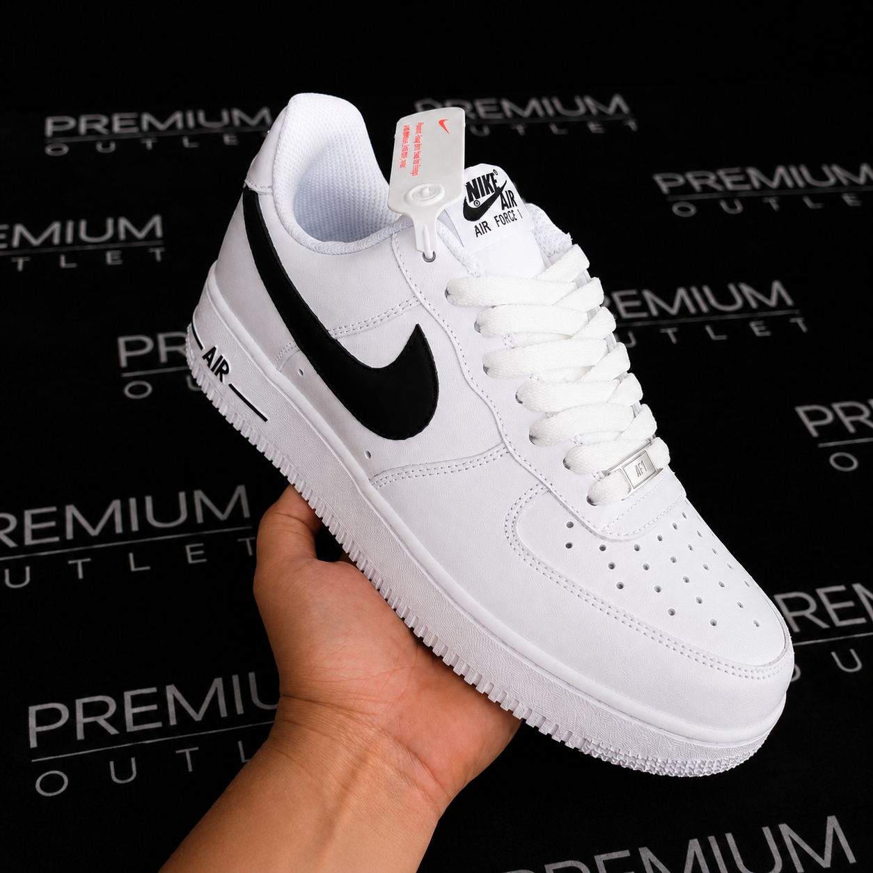 Nike Air Force React White and Black