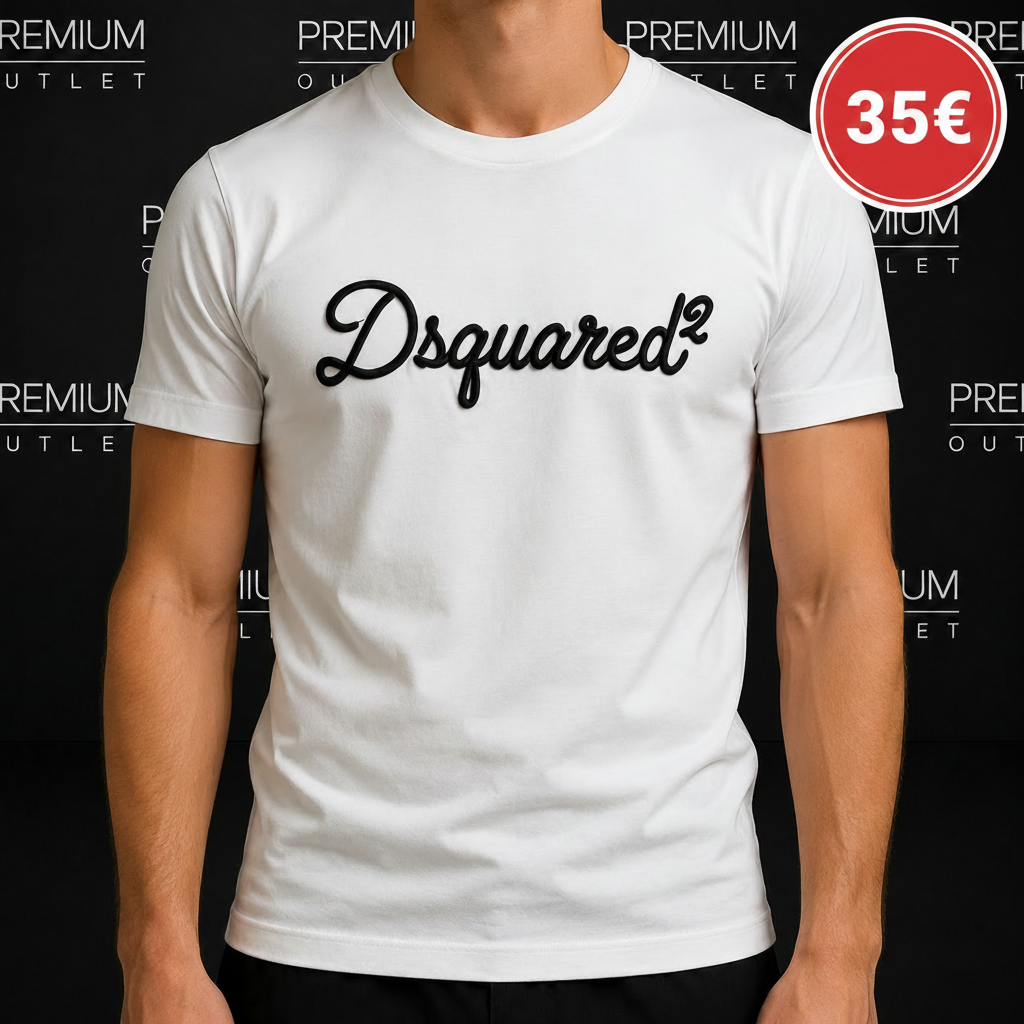 Dsquared2 bijela muška majica