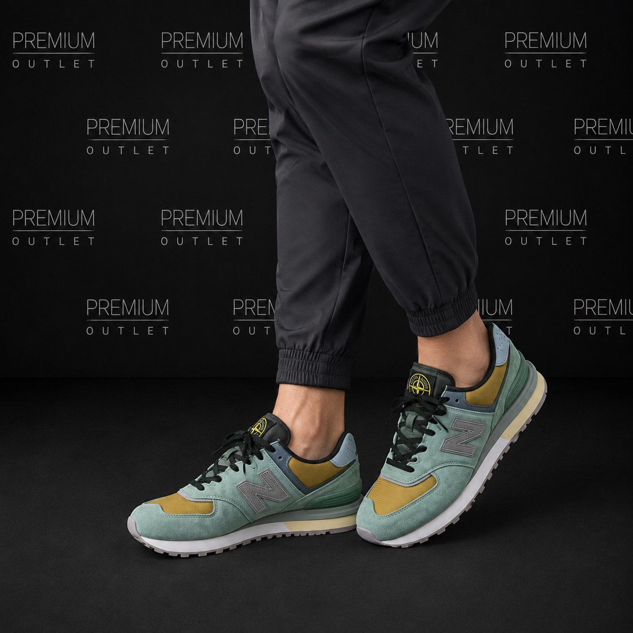 New Balance x Stone Island 574 Legacy "Light Green"