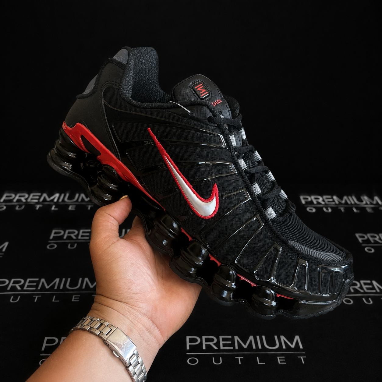 Nike Shox TL “Black University Red"