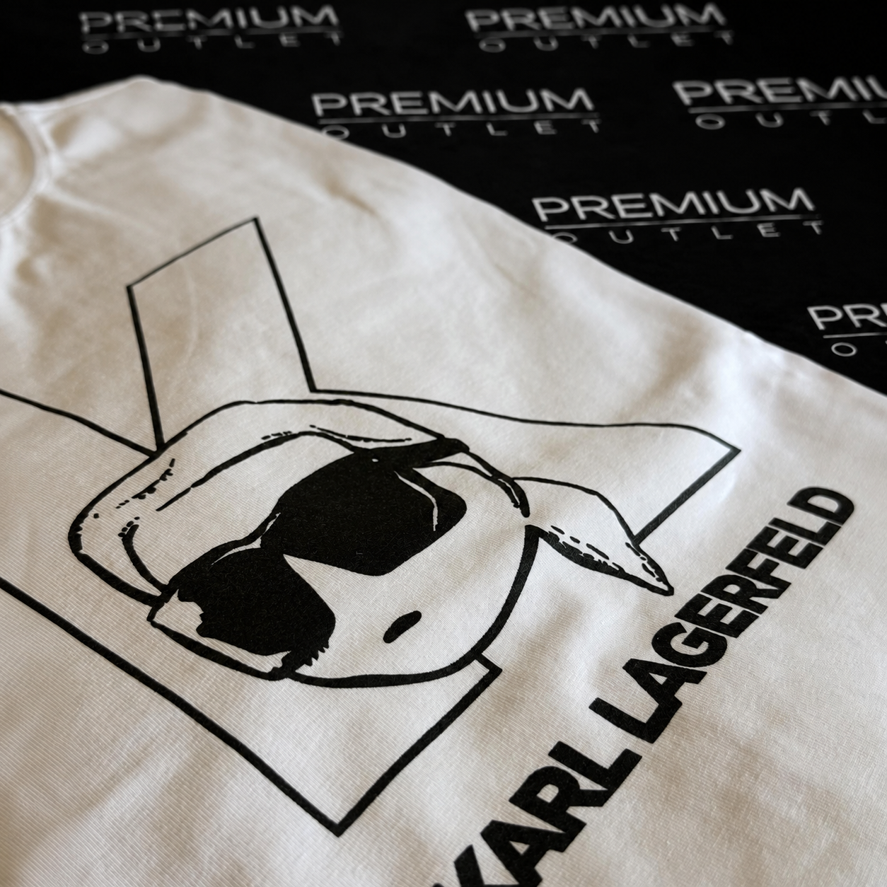 Karl Lagerfeld bijela muška majica