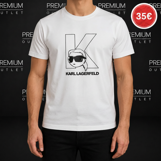 Karl Lagerfeld bijela muška majica