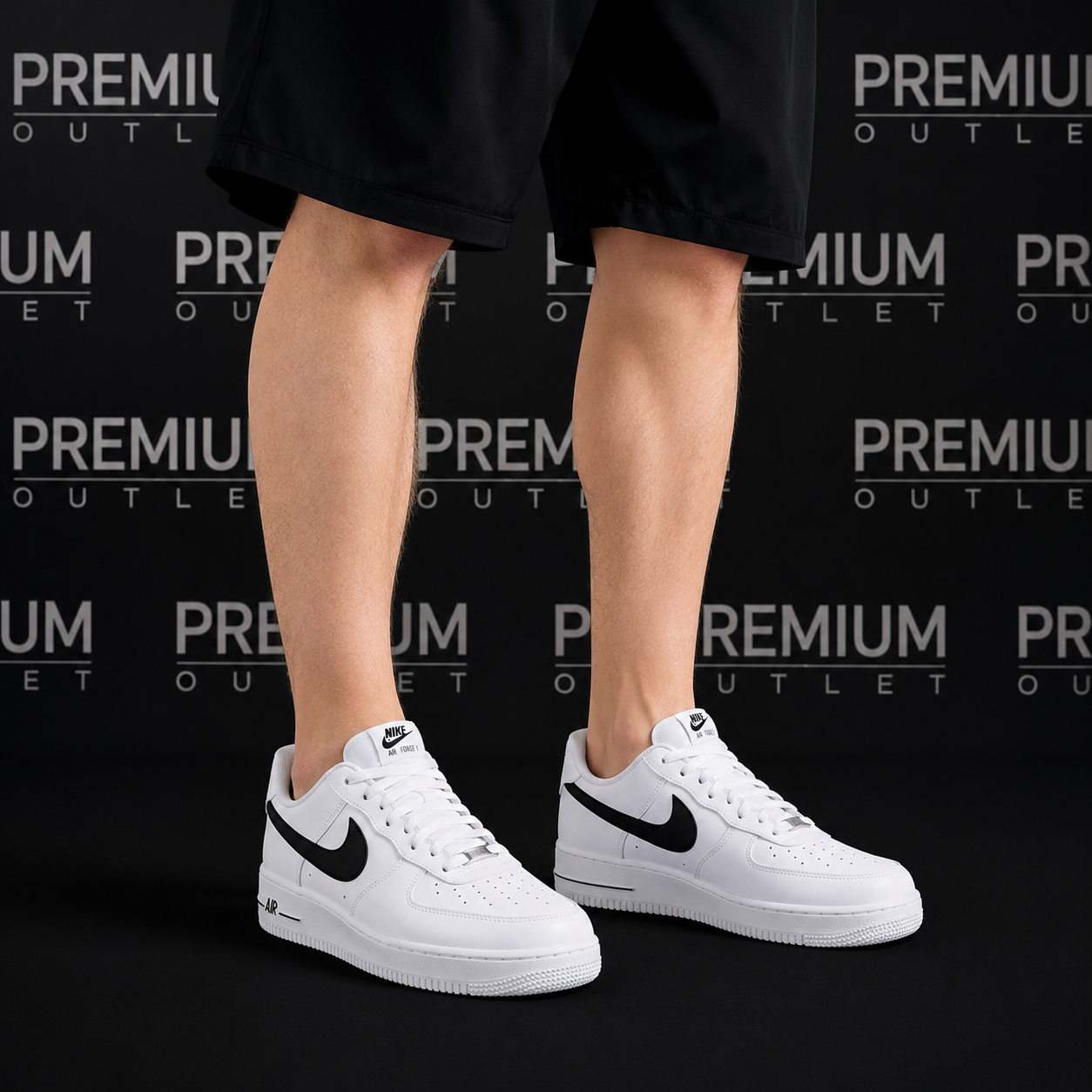 Nike Air Force React White and Black