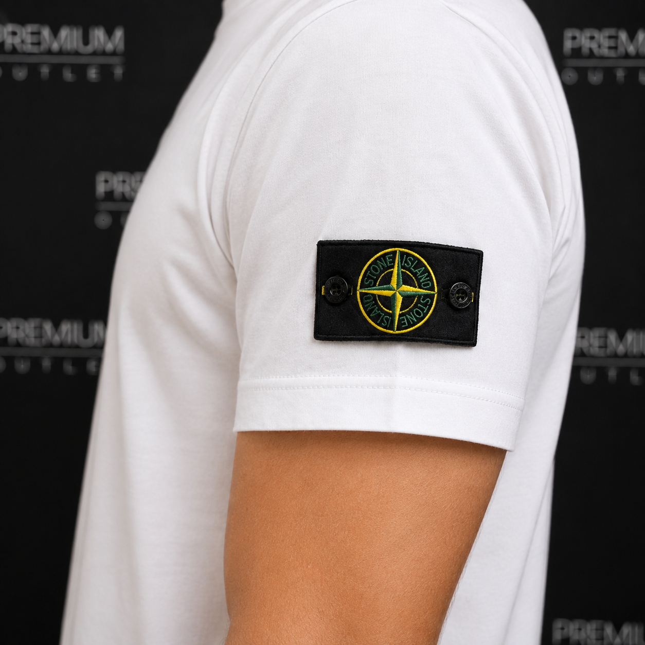 Stone Island bijela muška majica