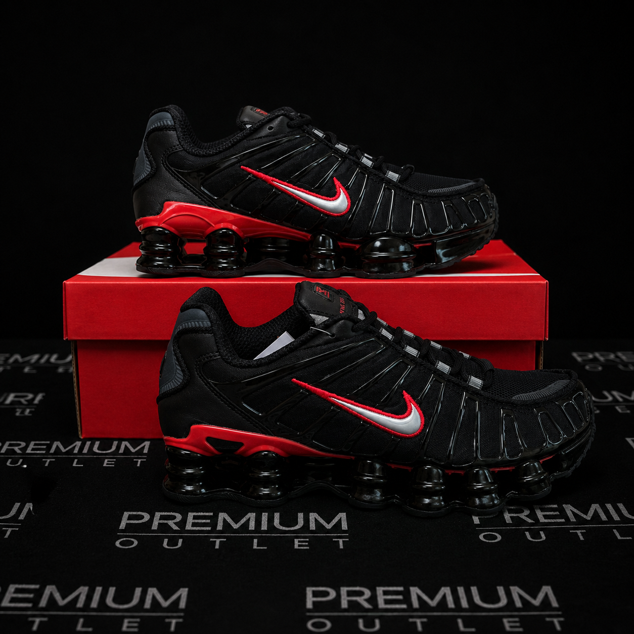 Nike Shox TL “Black University Red"