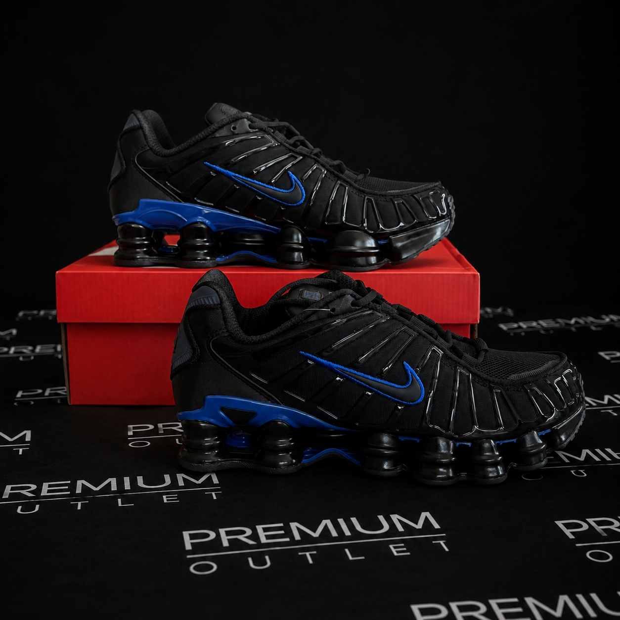 Nike Shox TL "Black Racer Blue"