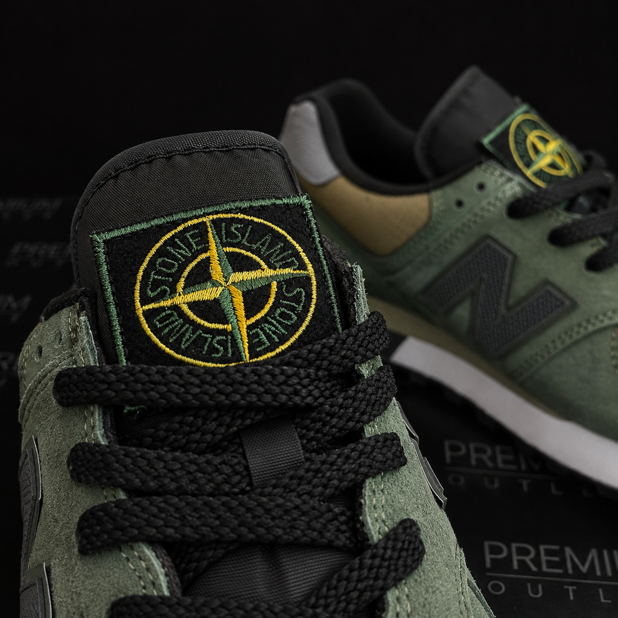 New Balance x Stone Island 574 Legacy “Dark Green”