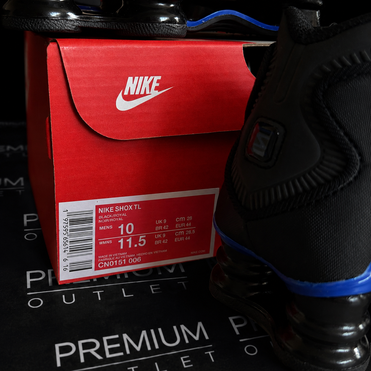 Nike Shox TL "Black Racer Blue"