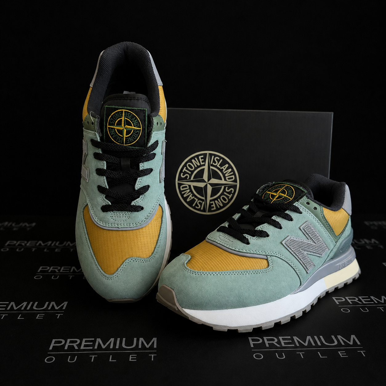 New Balance x Stone Island 574 Legacy "Light Green"