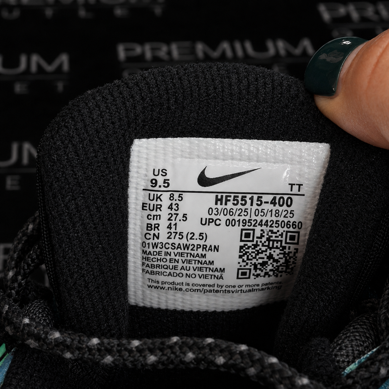 Nike Air Max 95 x Stash 'Black and Harbour Blue'
