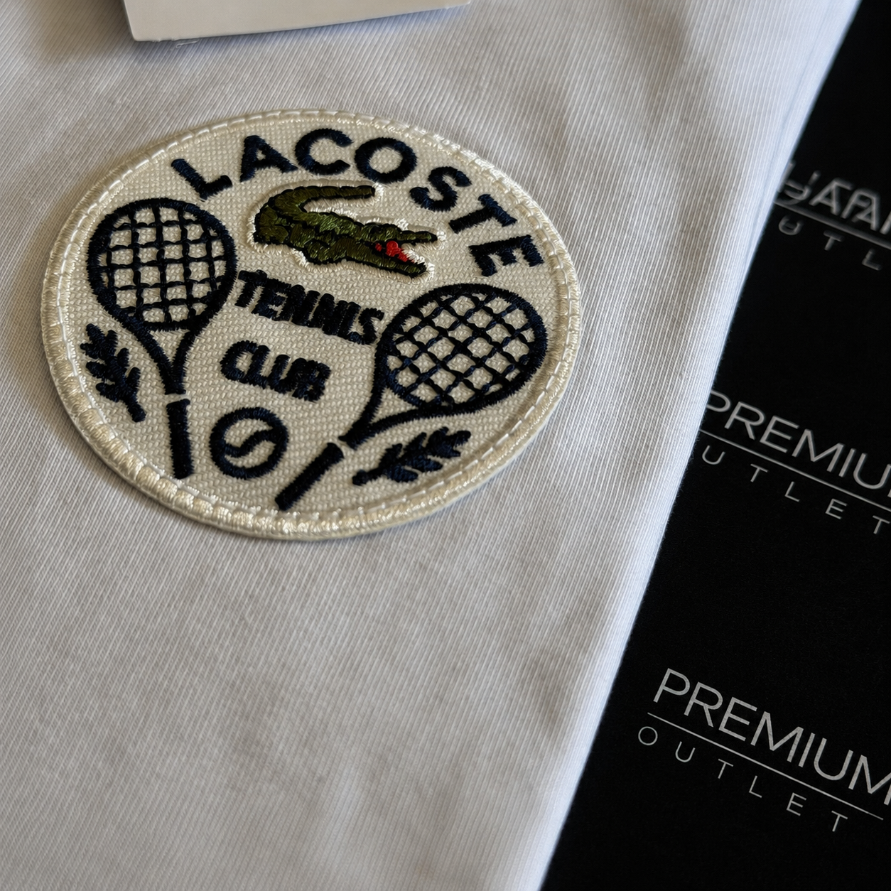 Lacoste bijela muška majica