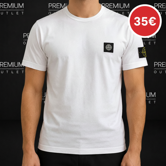 Stone Island bijela muška majica