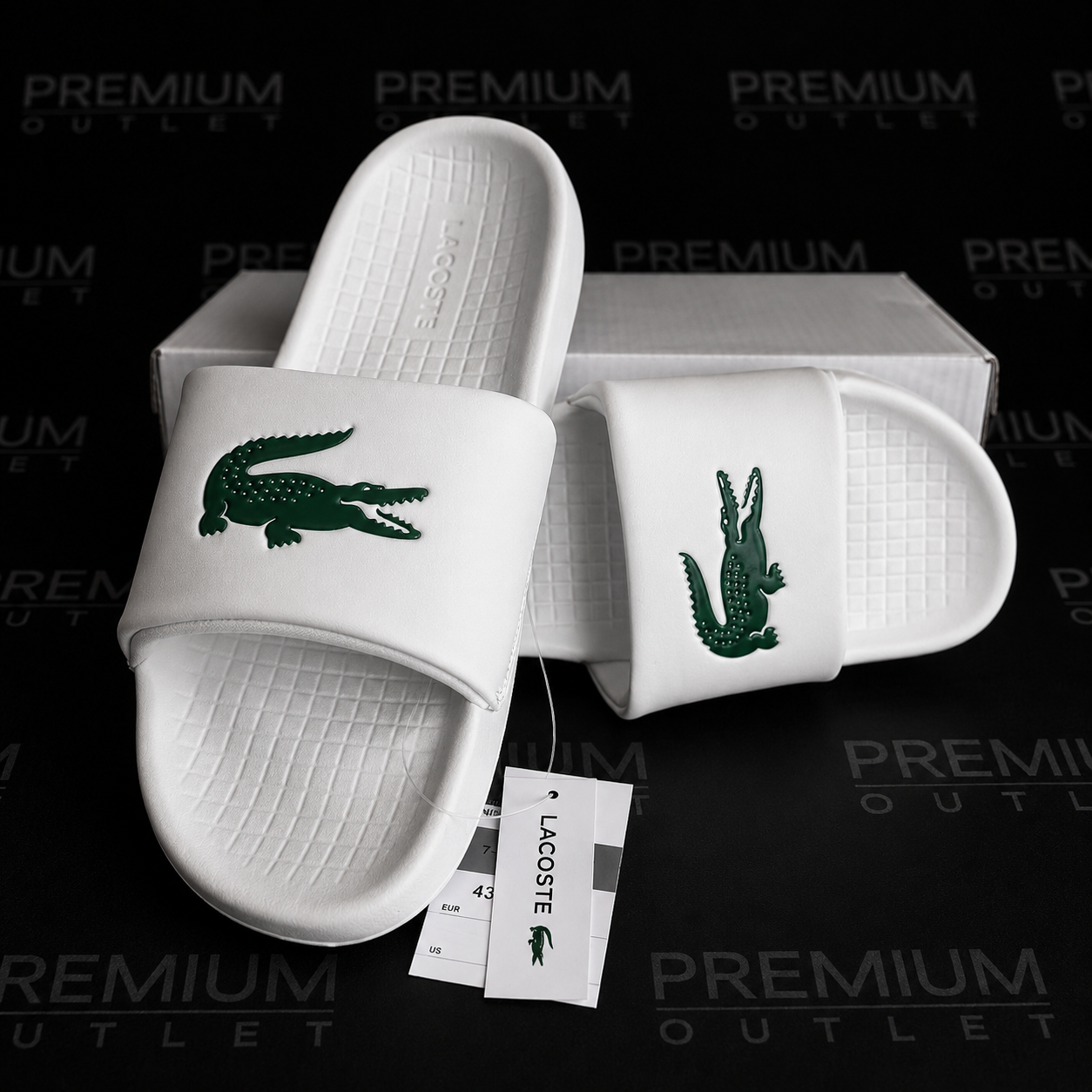 Lacoste White natikače