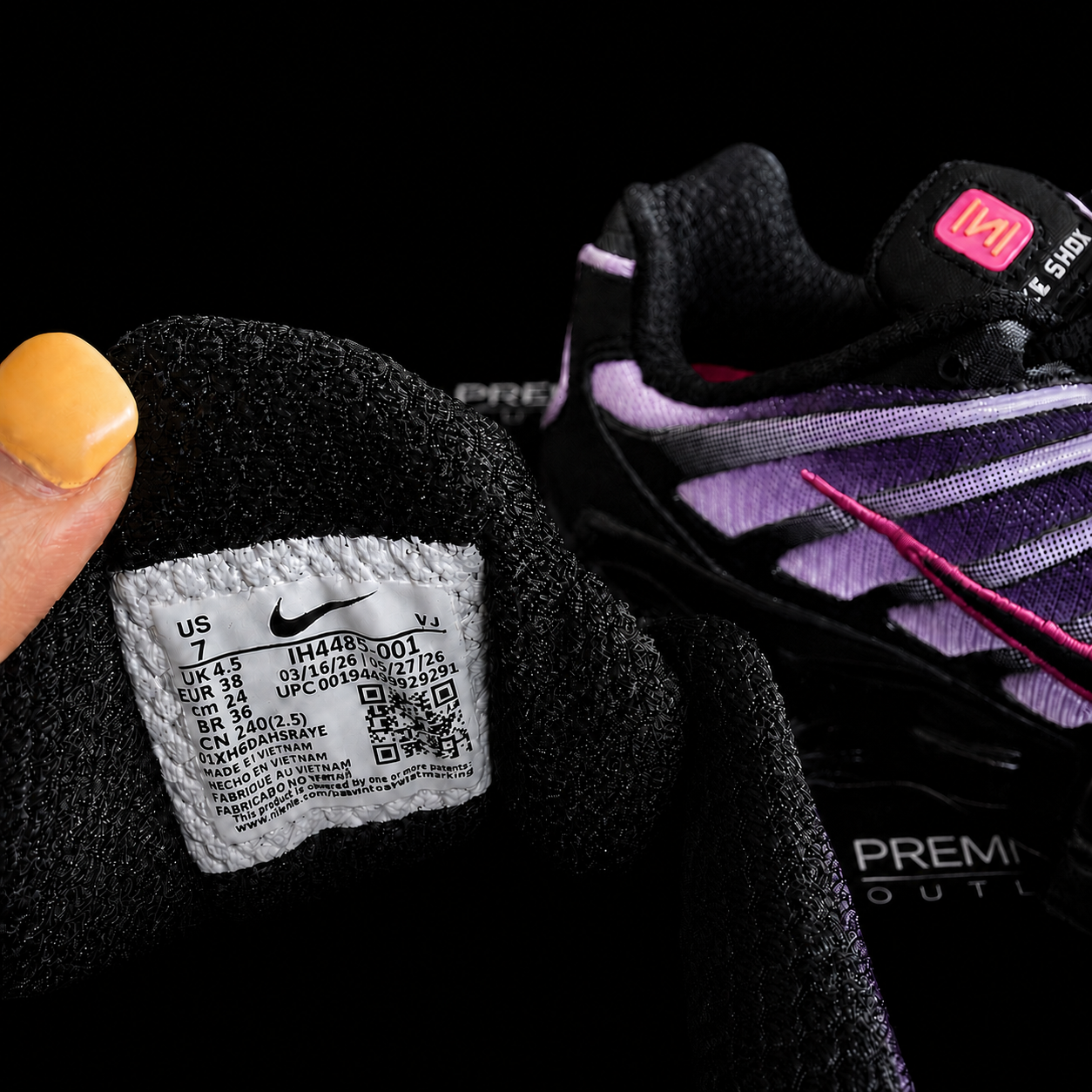 Nike Shox TL "Black Playful Pink"
