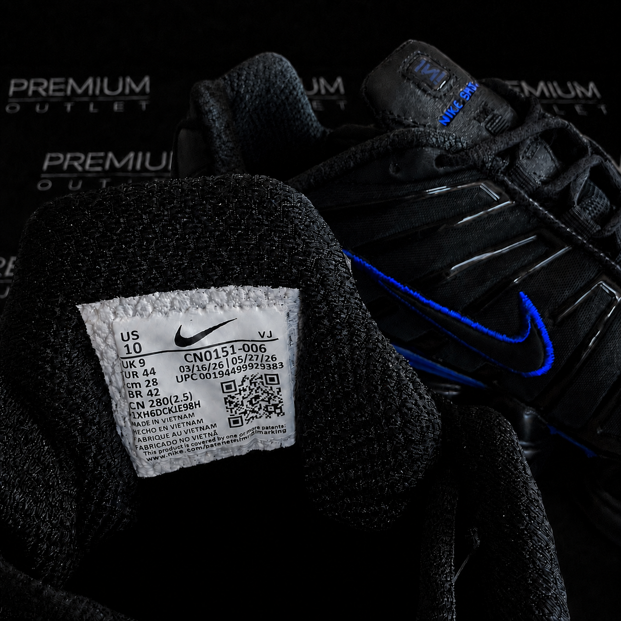 Nike Shox TL "Black Racer Blue"