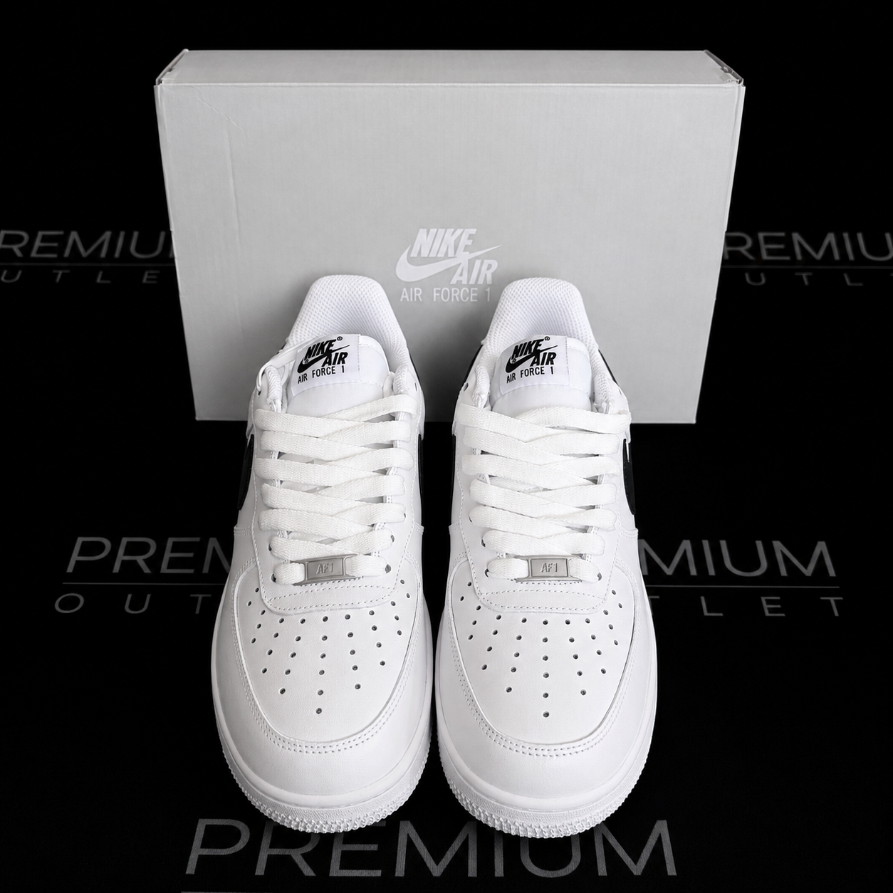Nike Air Force React White and Black