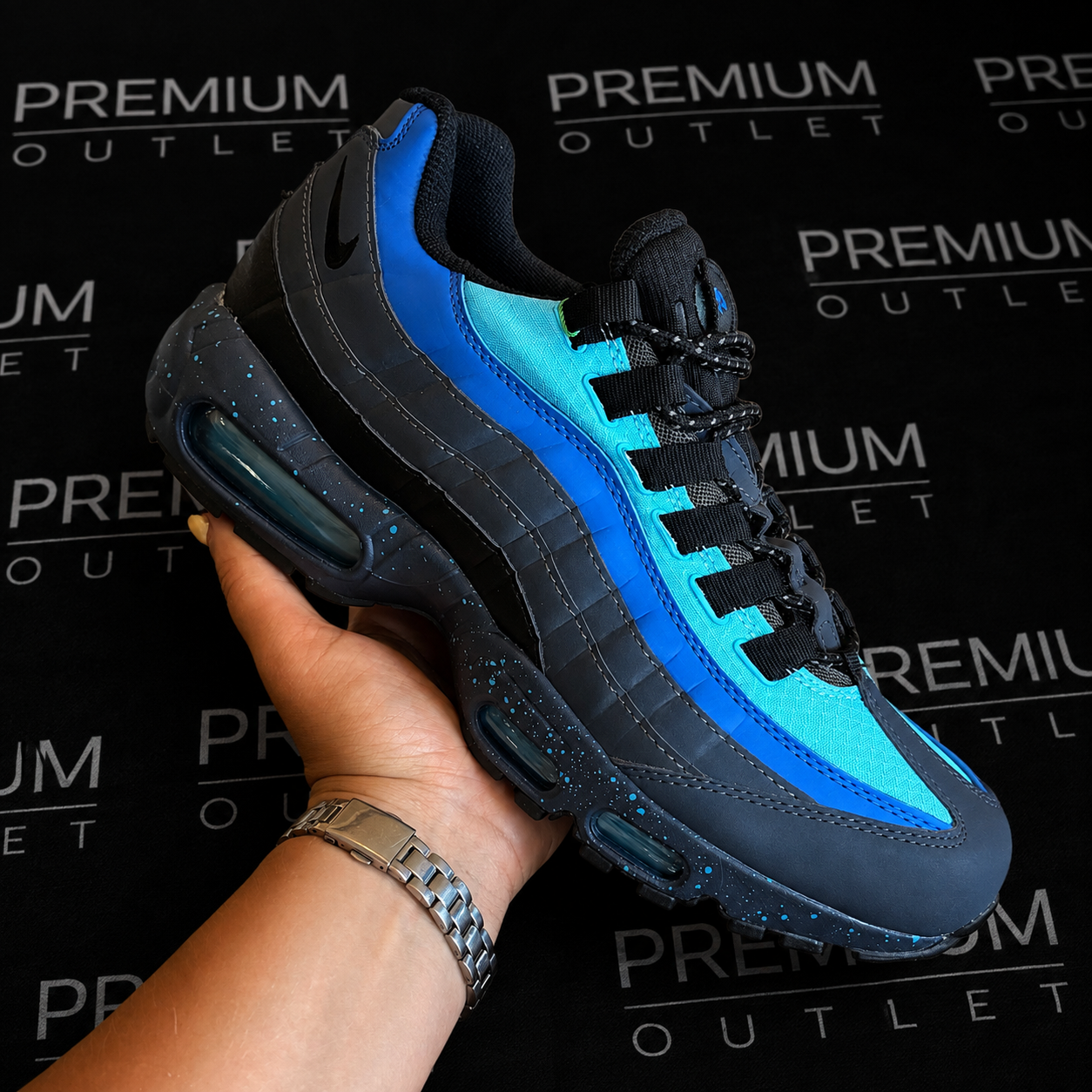 Nike Air Max 95 x Stash 'Black and Harbour Blue'
