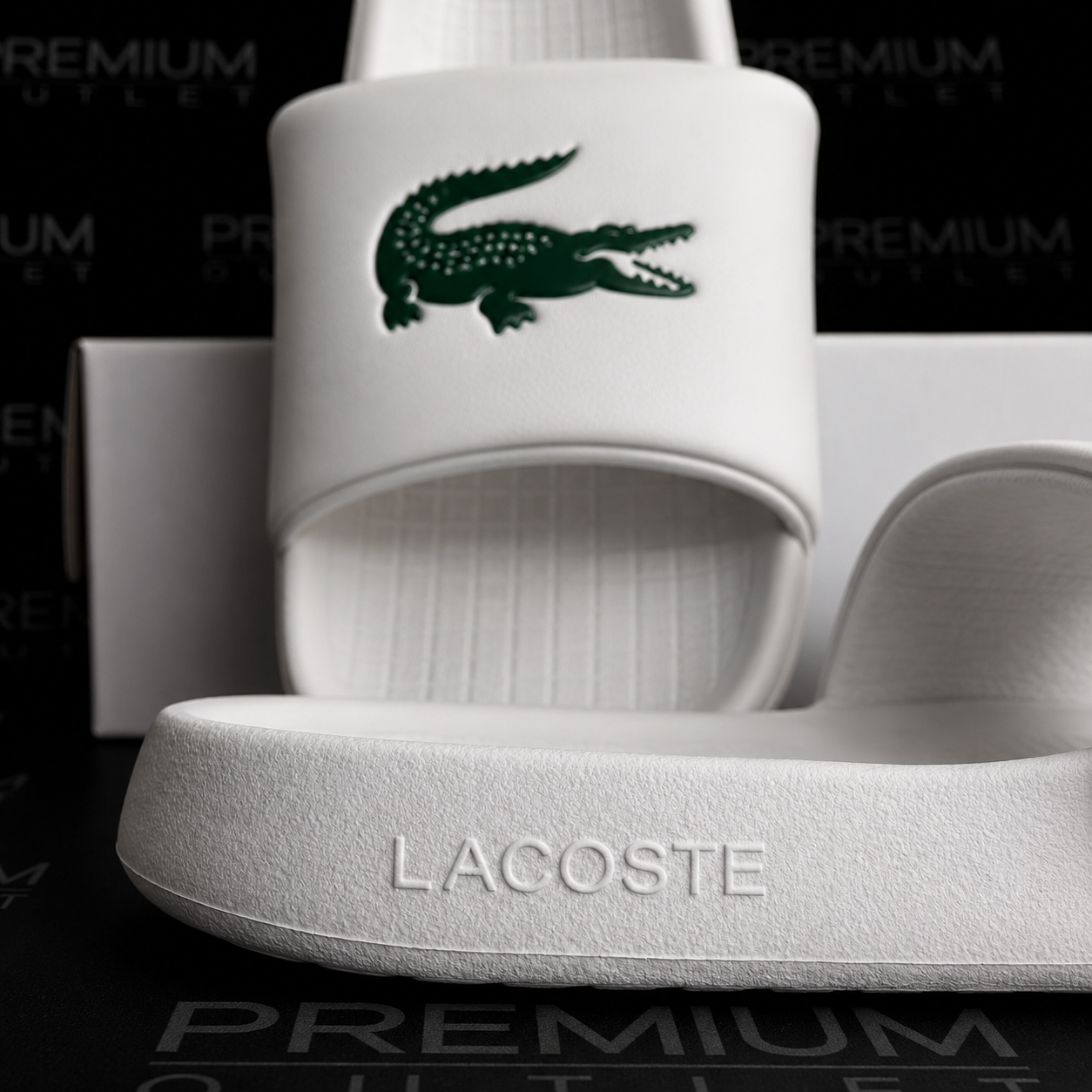 Lacoste White natikače