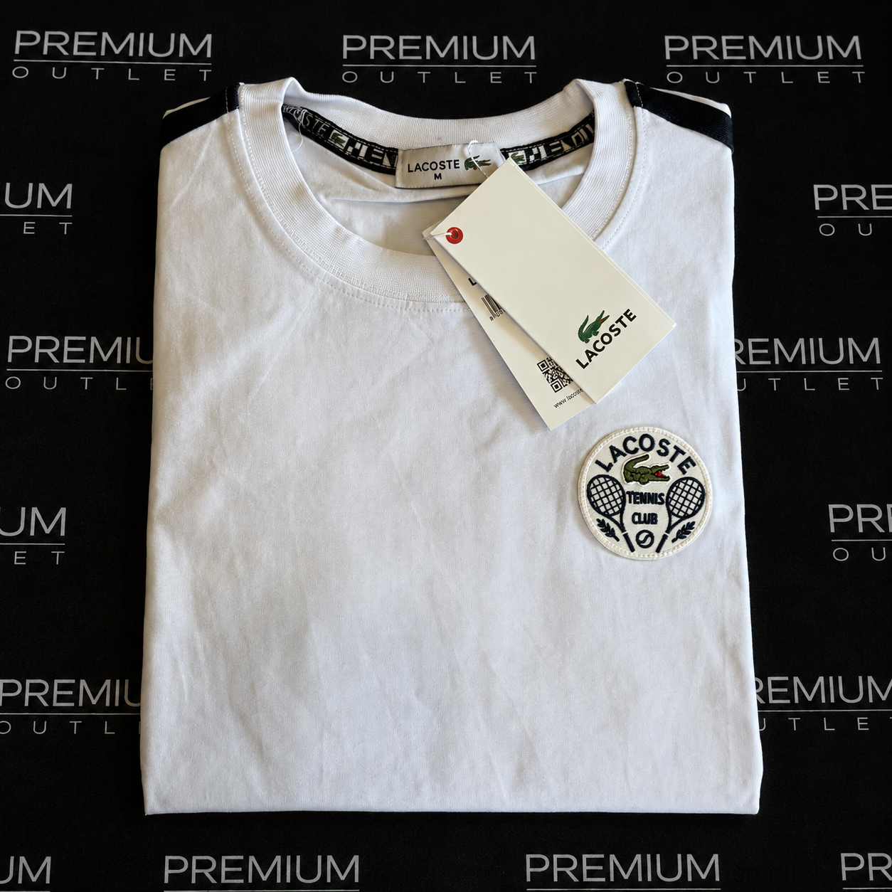 Lacoste bijela muška majica