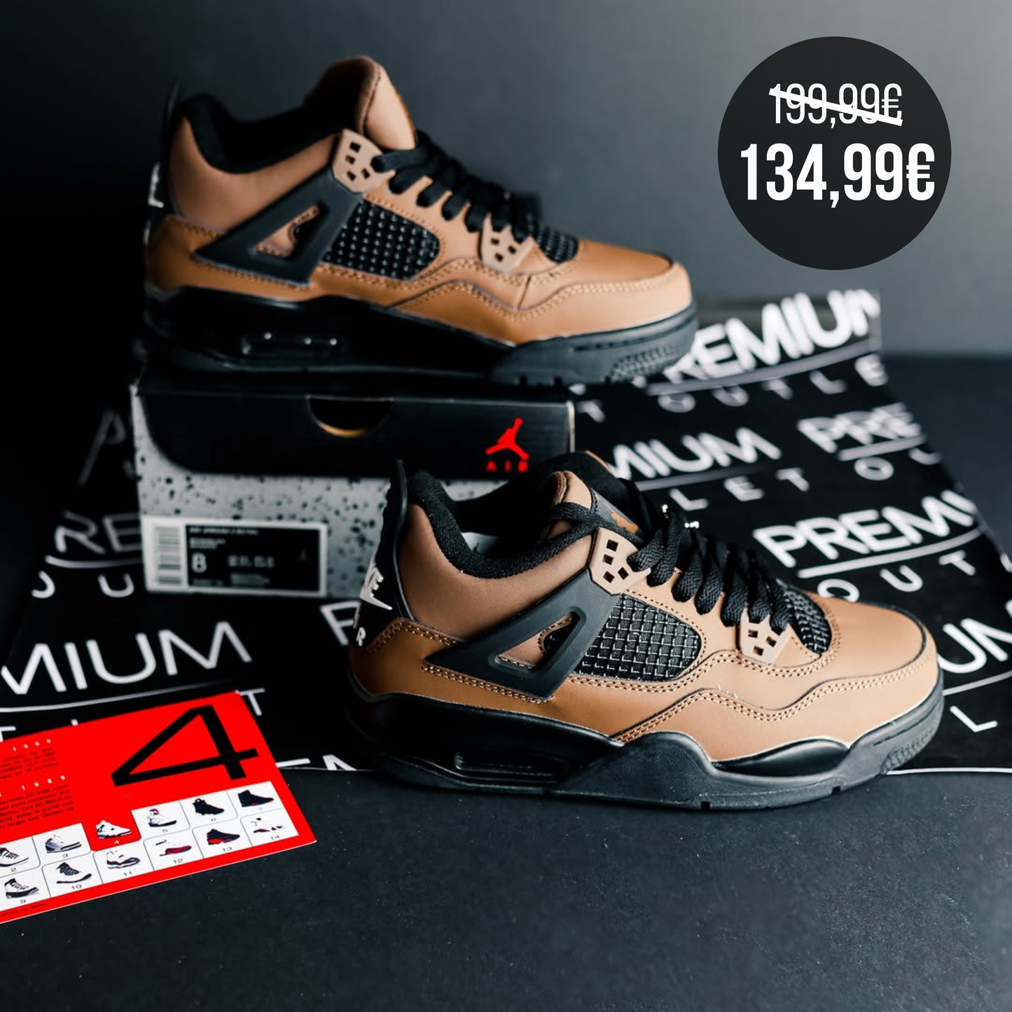 Nike Air Jordan 4 Brown