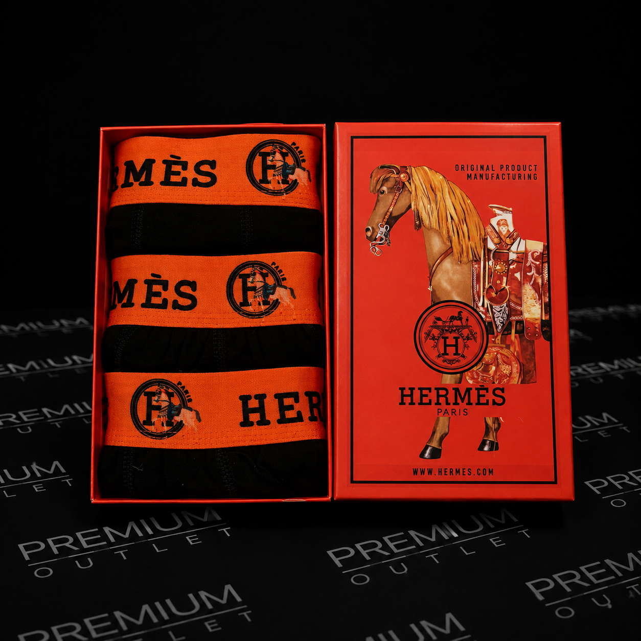 Hermes bokserice (3kom)