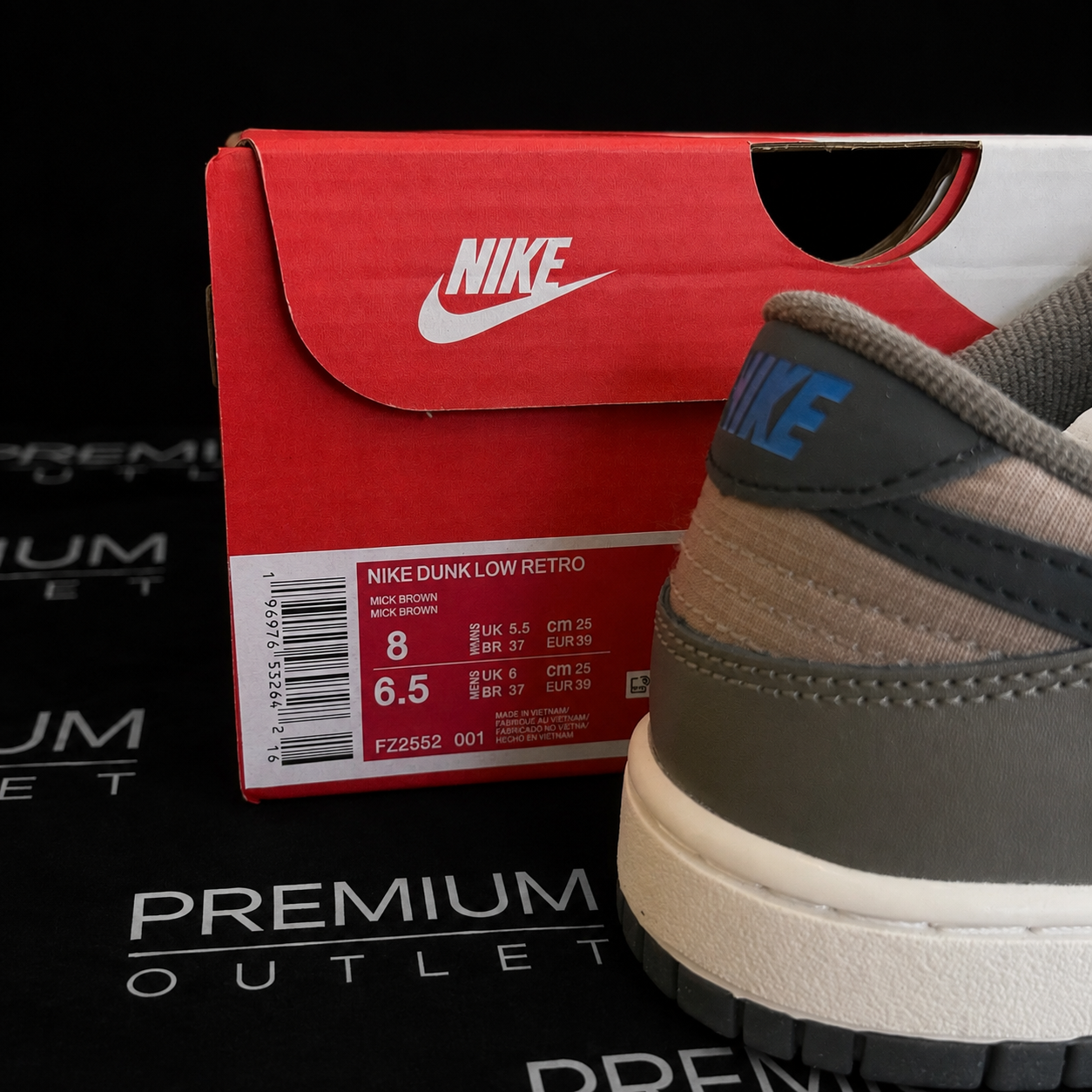 Nike Dunk Low “Ironstone-Anthracite-Mink Brown”