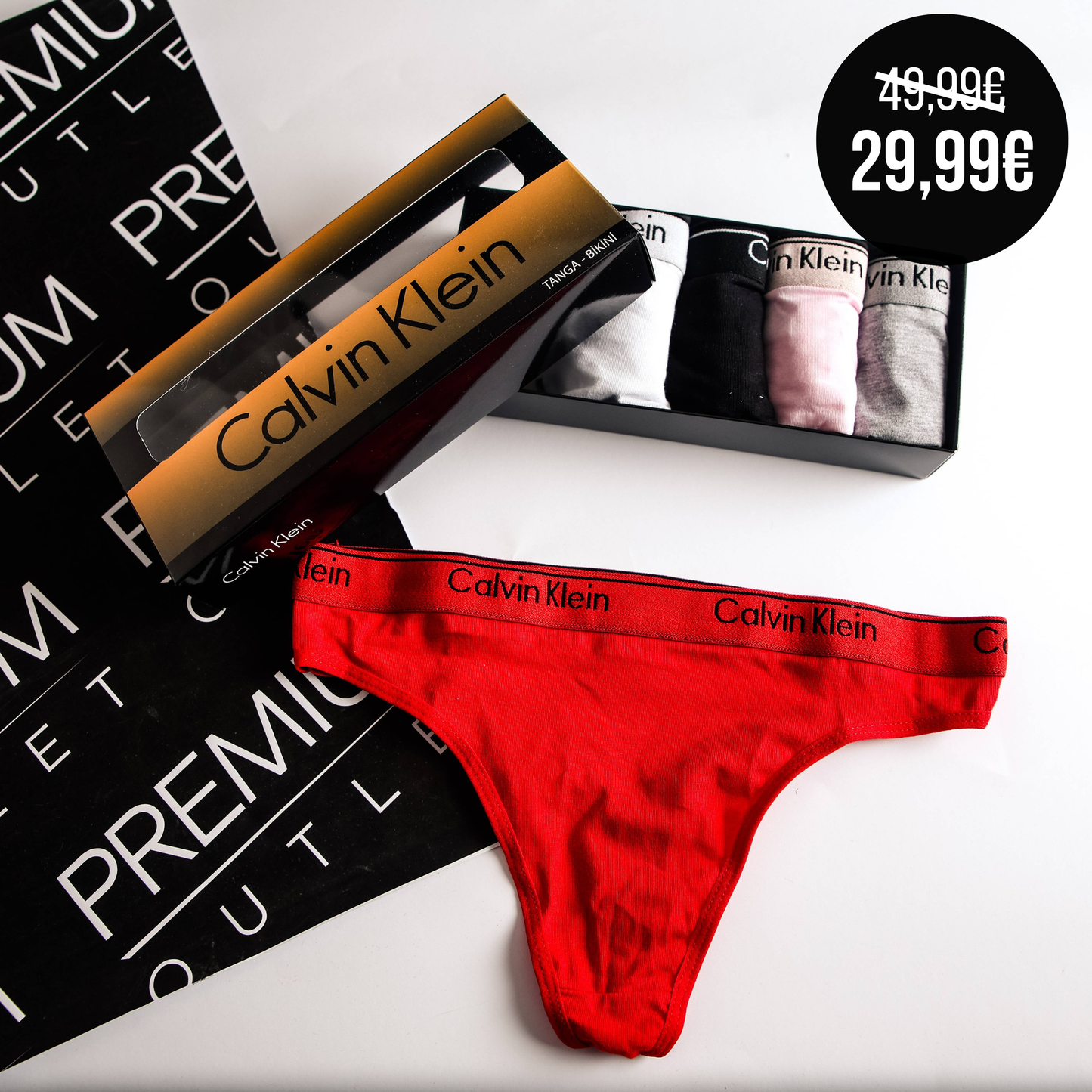 Calvin Klein ženske tanga gaćice (5 kom)