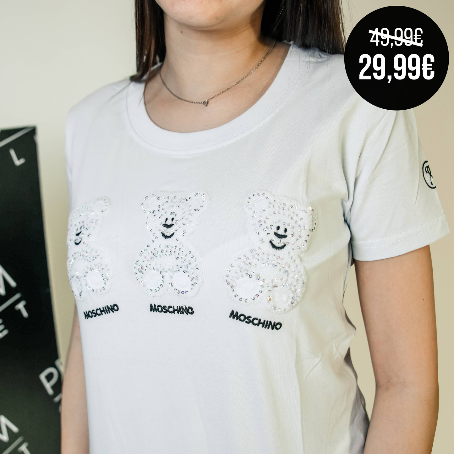 Moschino bijela ženska kratka majica