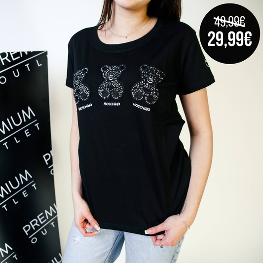 Moschino crna ženska kratka majica