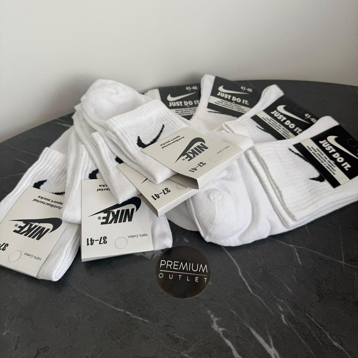 Nike čarape bijele - 12 pari