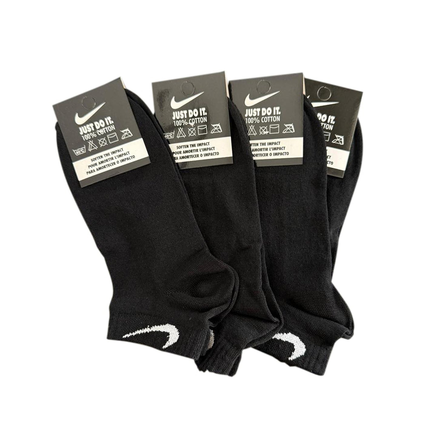 Nike čarape stopalice crne - 12 pari