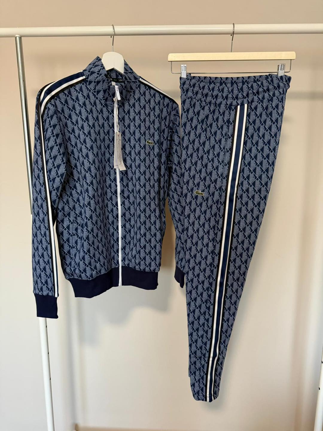 Lacoste Monogram Blue - komplet