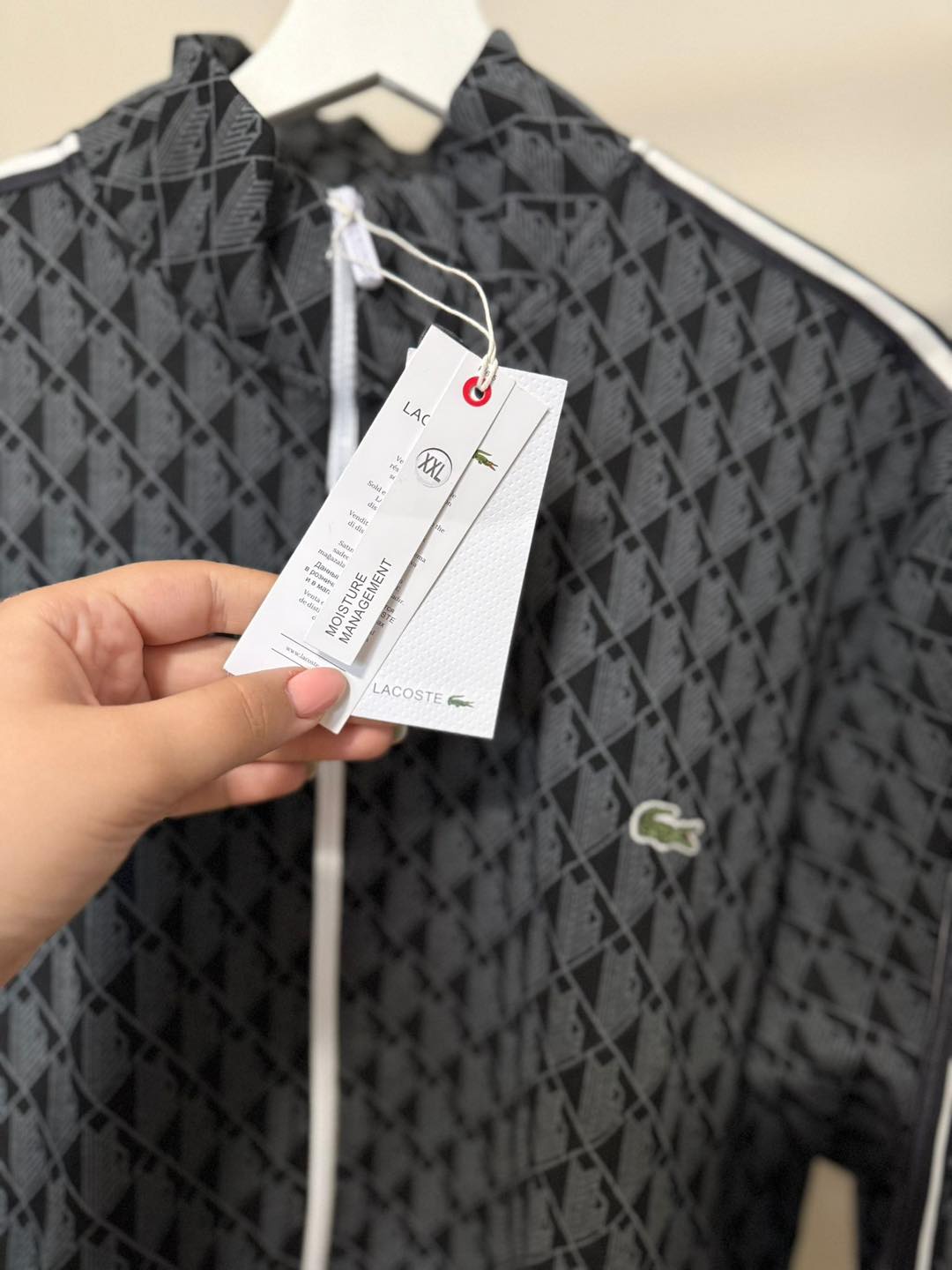 Lacoste Monogram Black - komplet