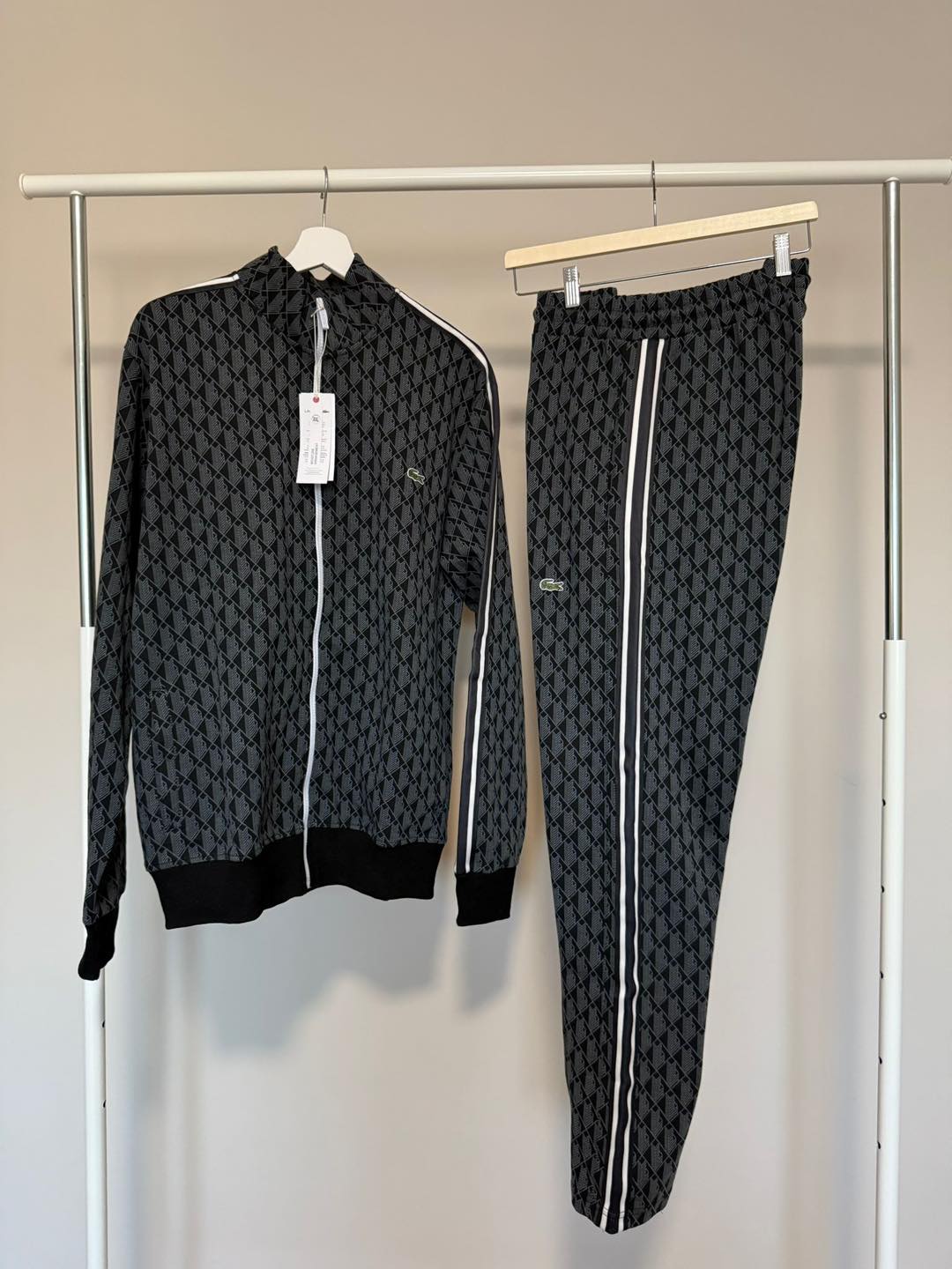 Lacoste Monogram Black - komplet