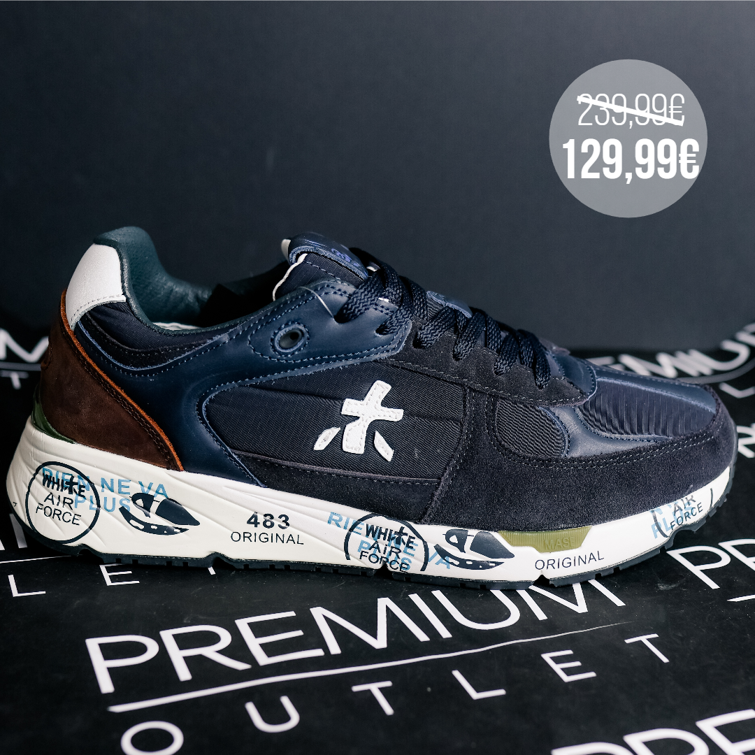 Premiata Mase 7868 Navy Blue and White