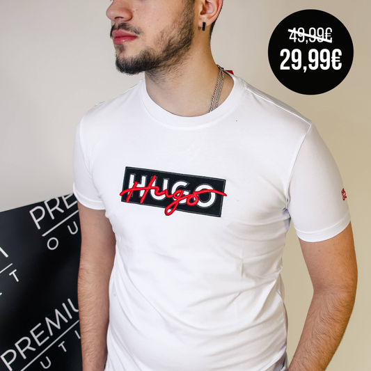 Hugo bijela muška majica kratkih rukava