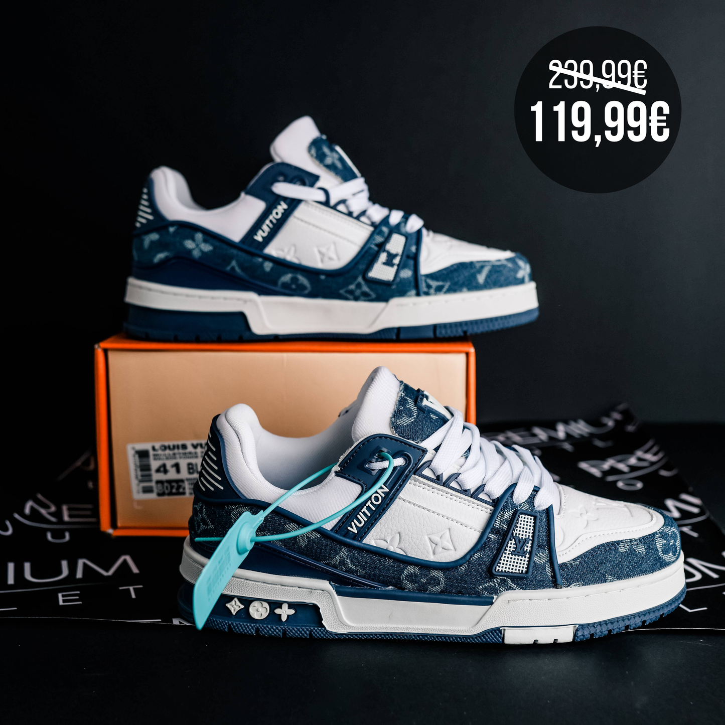 Louis Vuitton Trainer Sneaker Blue